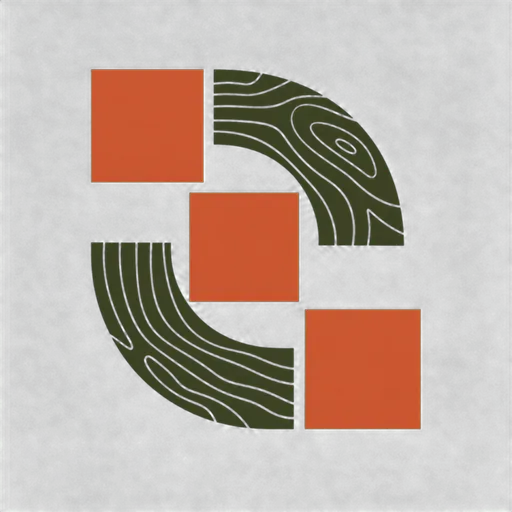 Riviera Village Tile Works abstract tile-and-grain mark